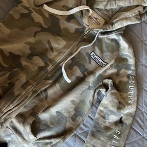 Junior small full zip down hoodie